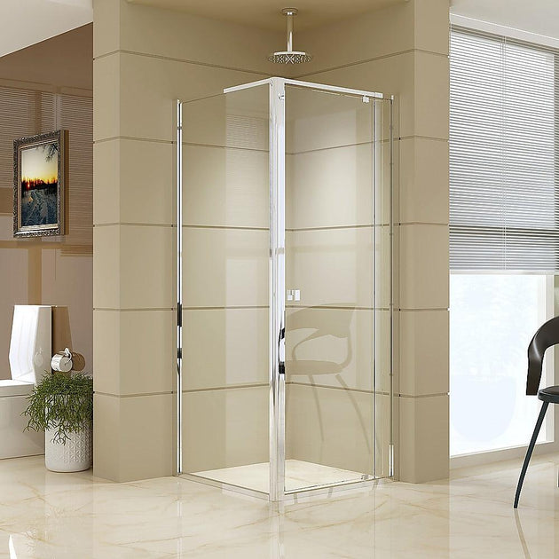 Semi Frameless Shower Screen (74~82)x 195cm & (77~80)x 195cm Side AS/NZS Glass Products On Sale Australia | Furniture > Bathroom Category