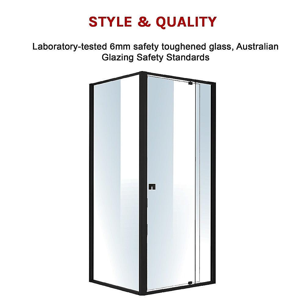 Buy Semi Frameless Shower Screen (82~90)x 195cm & (77~80)x 195cm Side AS/NZS Glass discounted | Products On Sale Australia