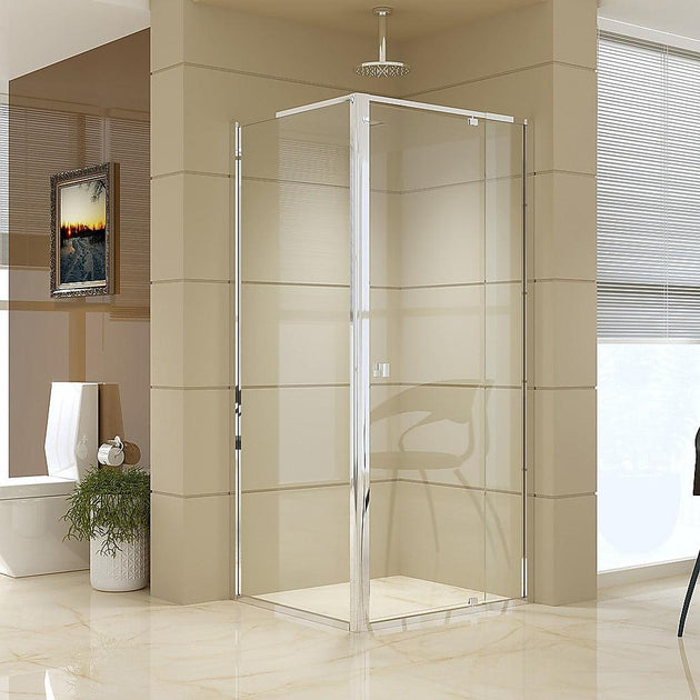 Semi Frameless Shower Screen (82~90)x 195cm & (77~80)x 195cm Side AS/NZS Glass Products On Sale Australia | Furniture > Bathroom Category