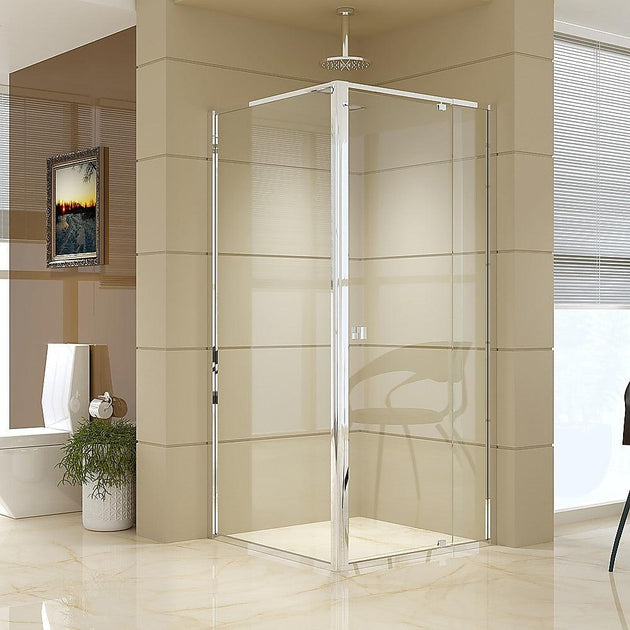Semi Frameless Shower Screen (82~90)x 195cm & (89~92)x 195cm Side AS/NZS Glass Products On Sale Australia | Furniture > Bathroom Category