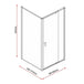 Buy Semi Frameless Shower Screen (82~90)x 195cm & (98~101)x 195cm Side AS/NZS Glass discounted | Products On Sale Australia