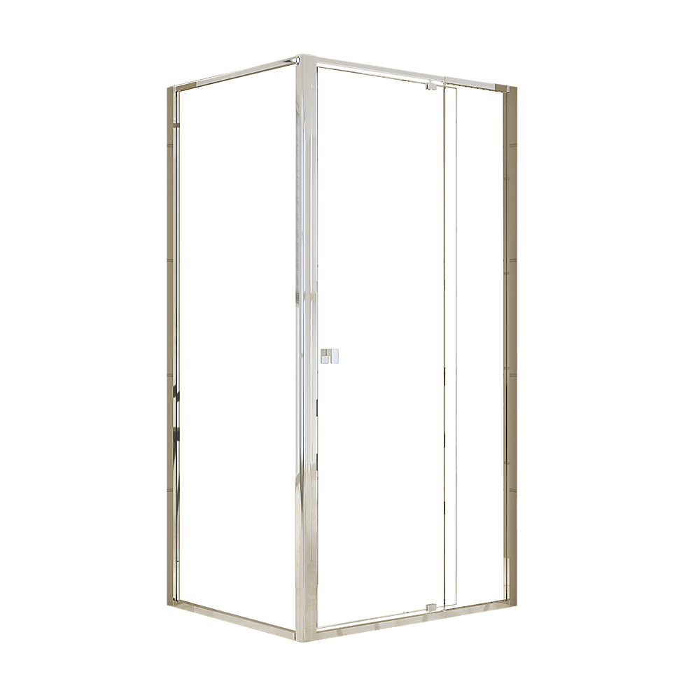 Buy Semi Frameless Shower Screen (98~106)x 195cm & (77~80)x 195cm Side AS/NZS Glass discounted | Products On Sale Australia