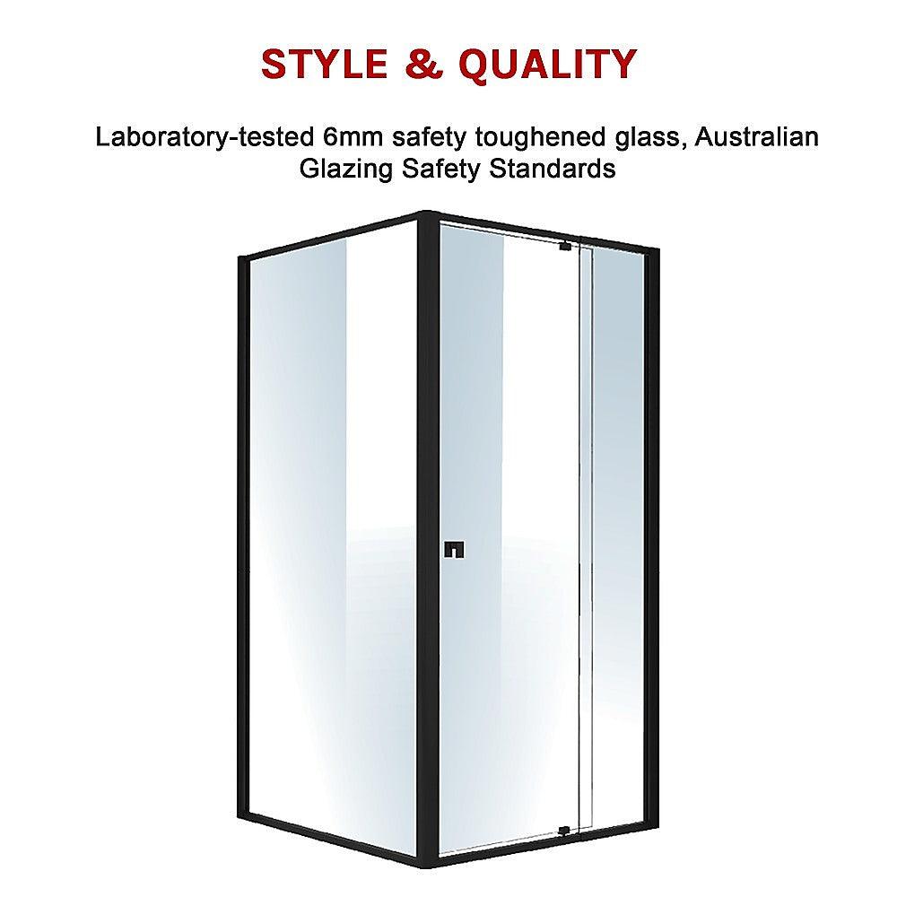 Buy Semi Frameless Shower Screen (98~106)x 195cm & (98~101)x 195cm Side AS/NZS Glass discounted | Products On Sale Australia