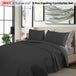 Buy Shangri La 2000TC Charcoal Cooling Embroidered 3 Pcs Comforter Set King discounted | Products On Sale Australia