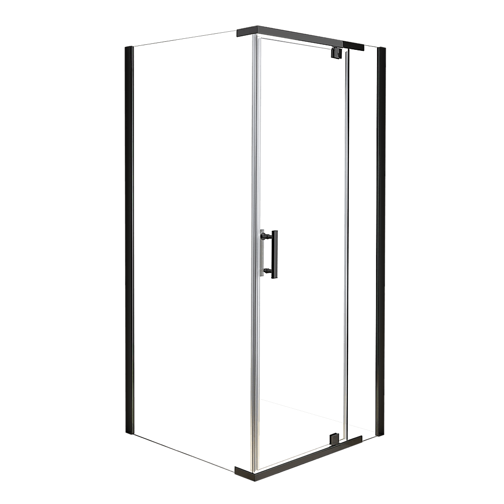 Buy Shower Screen 1000x1000x1900mm Framed Safety Glass Pivot Door By Della Francesca discounted | Products On Sale Australia