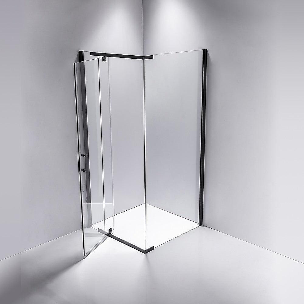 Buy Shower Screen 1000x1000x1900mm Framed Safety Glass Pivot Door By Della Francesca discounted | Products On Sale Australia