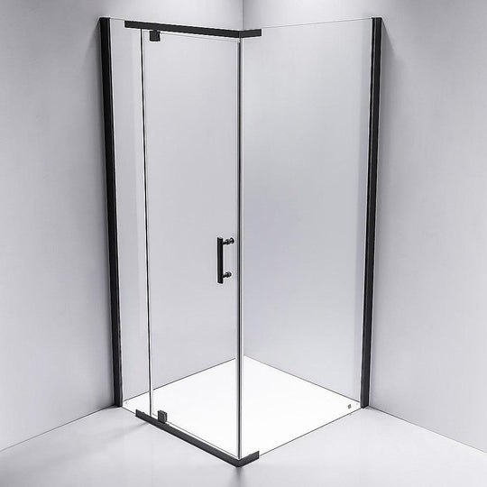 Buy Shower Screen 1000x900x1900mm Framed Safety Glass Pivot Door By Della Francesca discounted | Products On Sale Australia