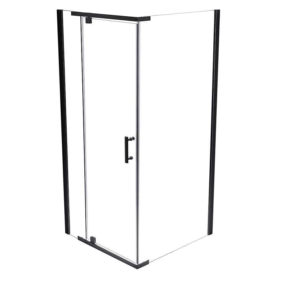 Buy Shower Screen 1200x700x1900mm Framed Safety Glass Pivot Door By Della Francesca discounted | Products On Sale Australia