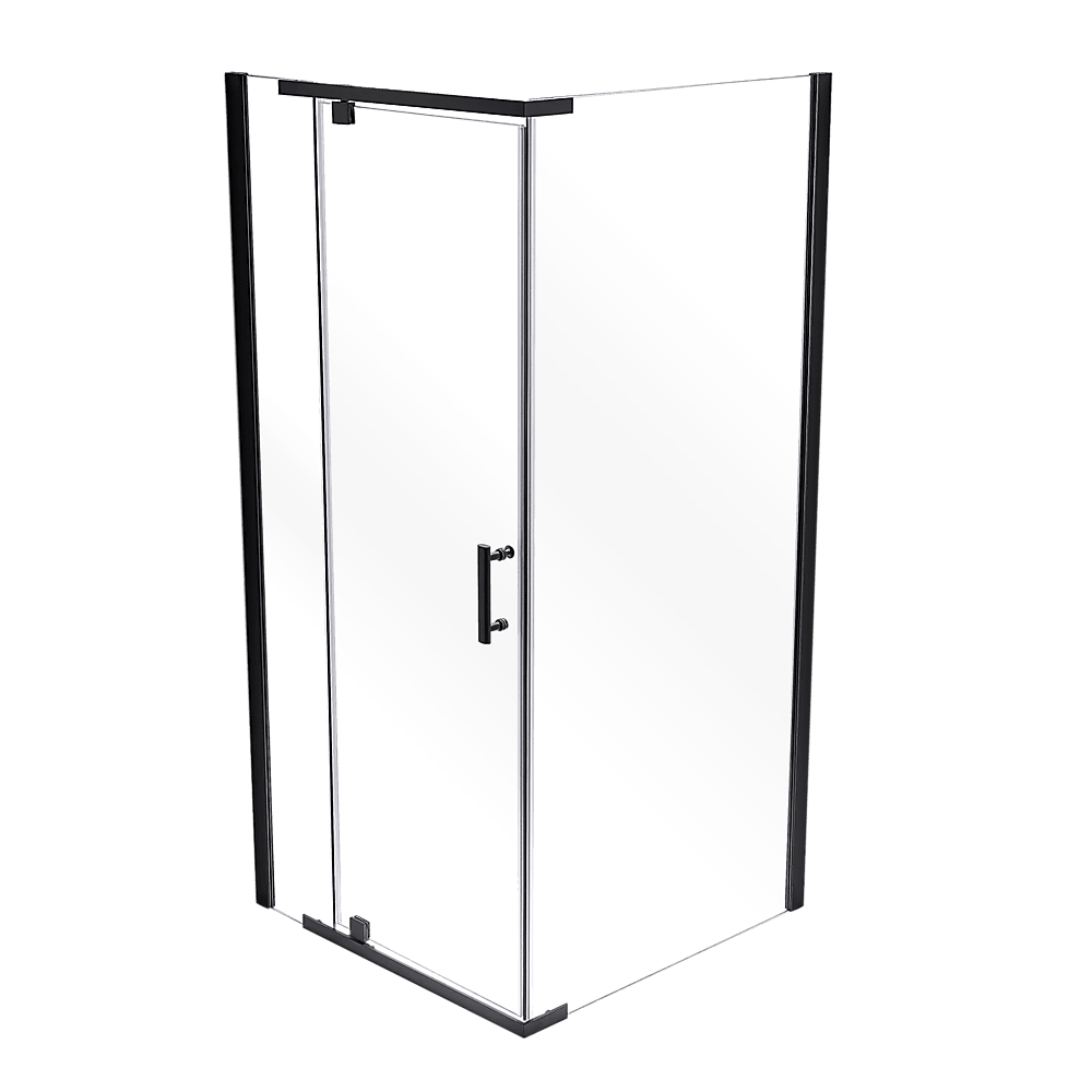 Buy Shower Screen 1200x900x1900mm Framed Safety Glass Pivot Door By Della Francesca discounted | Products On Sale Australia