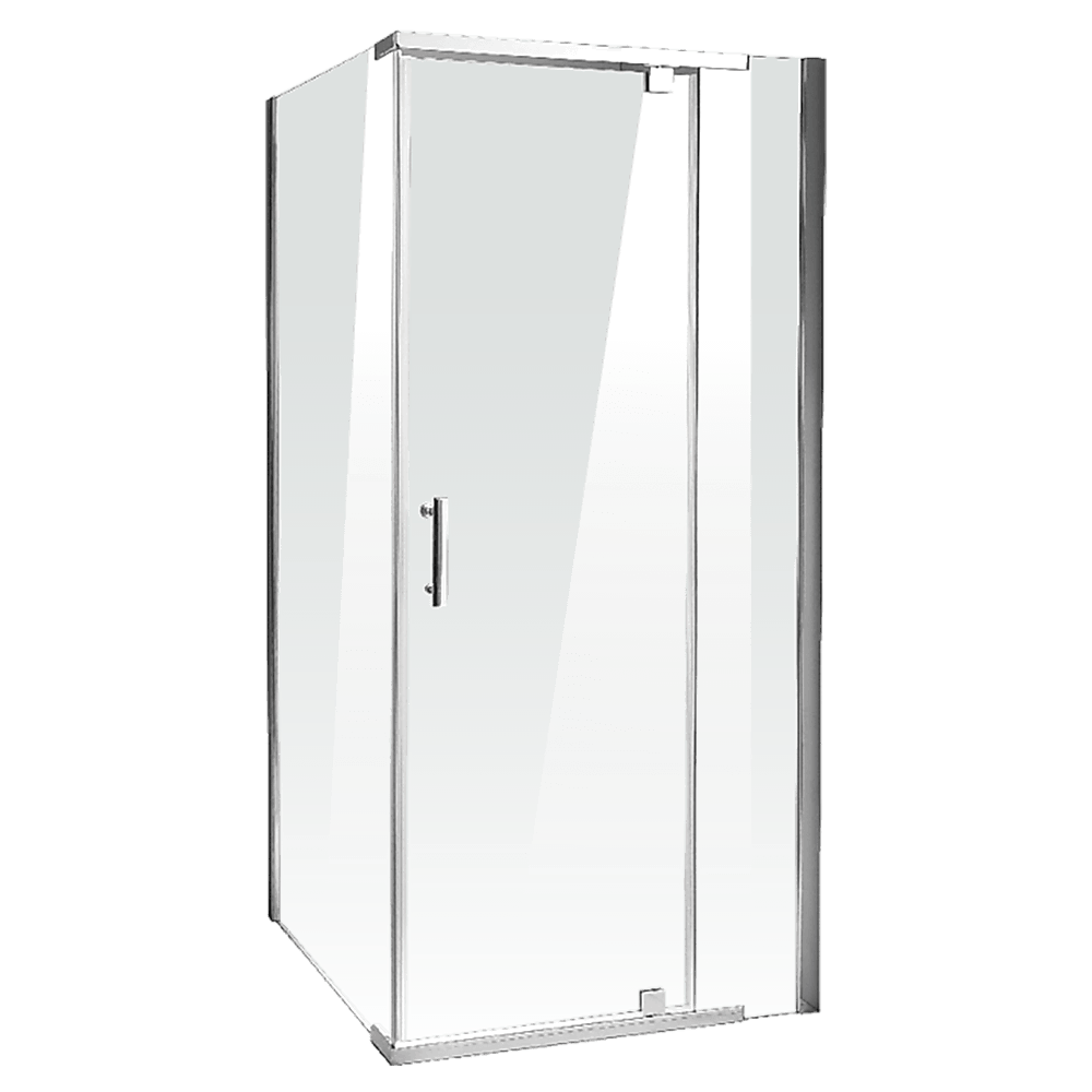 Buy Shower Screen 900x800x1900mm Framed Safety Glass Pivot Door By Della Francesca discounted | Products On Sale Australia