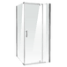 Buy Shower Screen 900x800x1900mm Framed Safety Glass Pivot Door By Della Francesca discounted | Products On Sale Australia