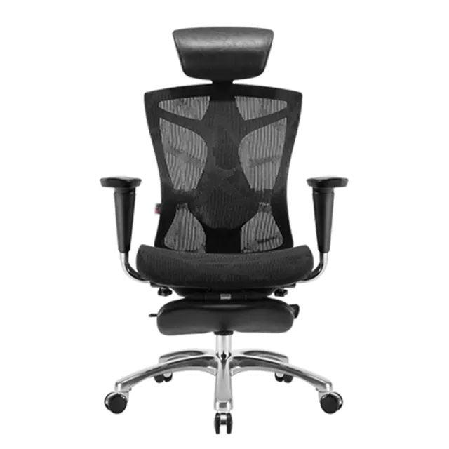 Buy Sihoo Ergonomic Office Chair V1 4D Adjustable High-Back Breathable With Footrest And Lumbar Support Grey discounted | Products On Sale Australia