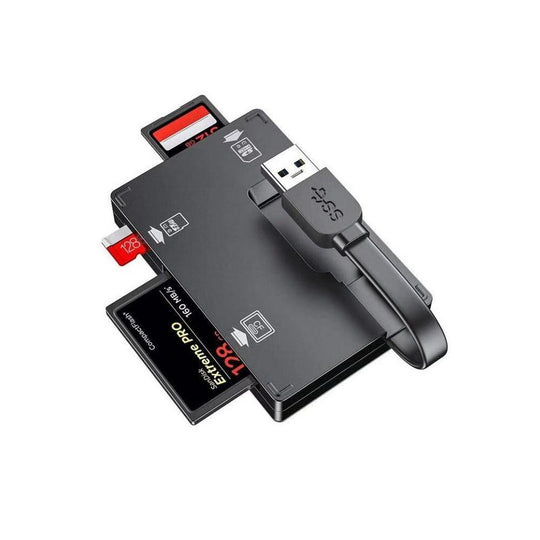 Buy Simplecom CR309 3-Slot SuperSpeed USB 3.0 Card Reader with Card Storage Case discounted | Products On Sale Australia