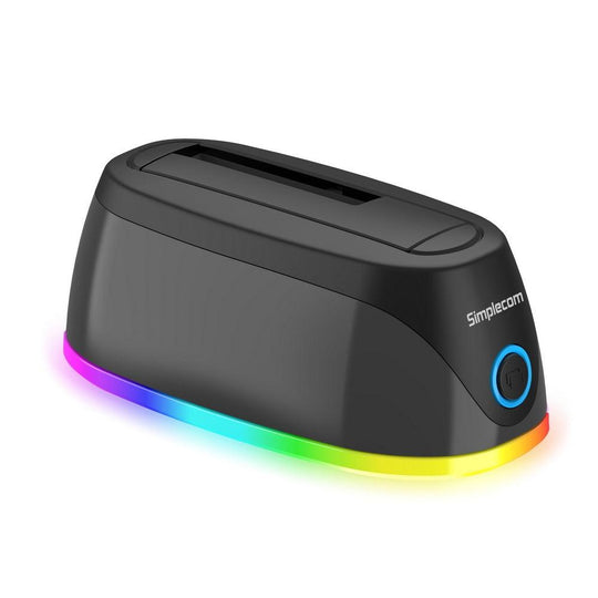 Buy Simplecom SD336 USB 3.0 Docking Station for 2.5" and 3.5" SATA Drive with RGB Lighting discounted | Products On Sale Australia