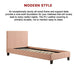 Buy Single PU Leather Bed Frame Pink discounted | Products On Sale Australia