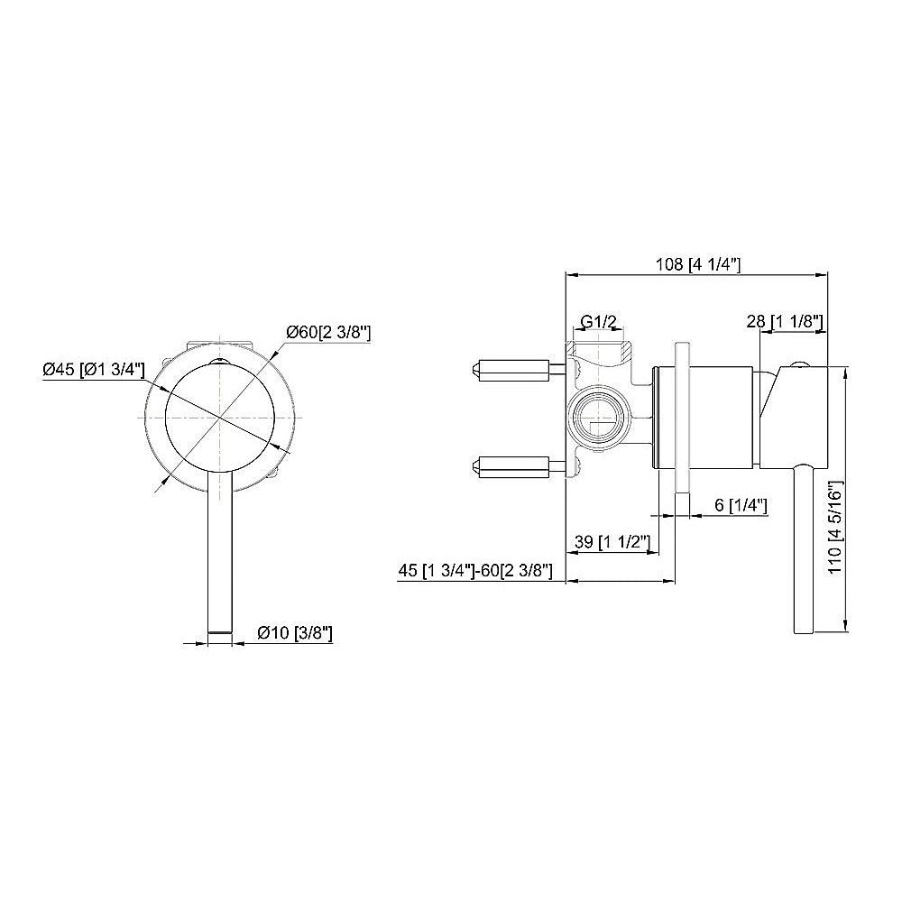 Buy Single Round Shower Bath Mixer Tap Bathroom WATERMARK Approved discounted | Products On Sale Australia