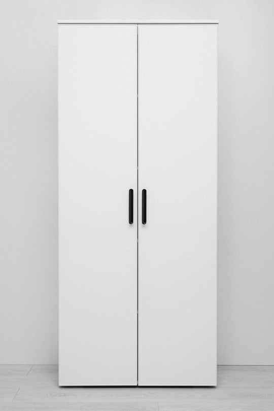 Buy STOCKHOLM UNIVERSAL STORAGE CUPBOARD - SLIM SHAKER PANEL - DECO BLACK HANDLE discounted | Products On Sale Australia