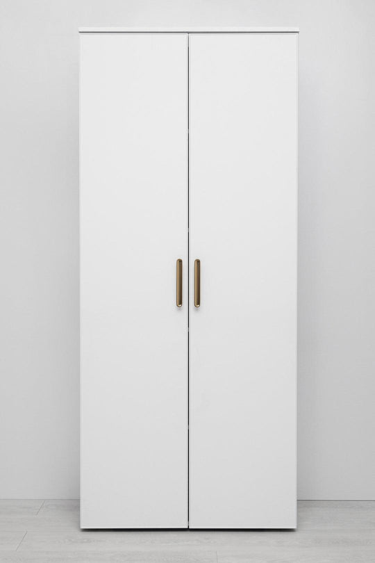 Buy STOCKHOLM UNIVERSAL STORAGE CUPBOARD - SLIM SHAKER PANEL - DECO GOLD HANDLE discounted | Products On Sale Australia