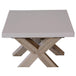 Buy Stony 60cm Square Lamp Table with Concrete Top - White discounted | Products On Sale Australia