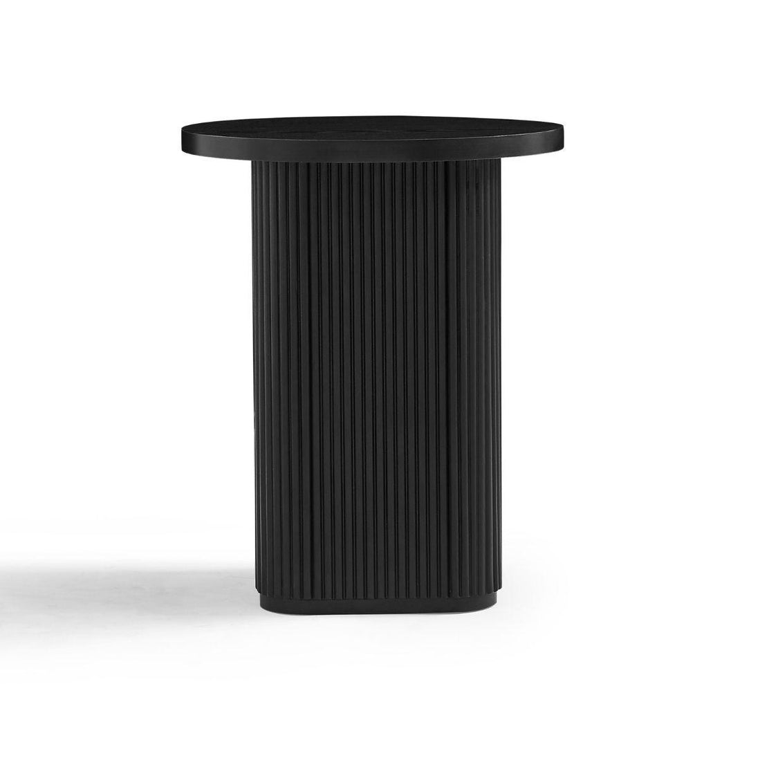 Buy Tate Black Round Column Side Table discounted | Products On Sale Australia