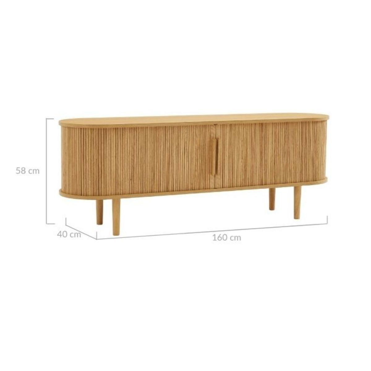 Buy Tate Column TV Stand in Natural 160cm discounted | Products On Sale Australia