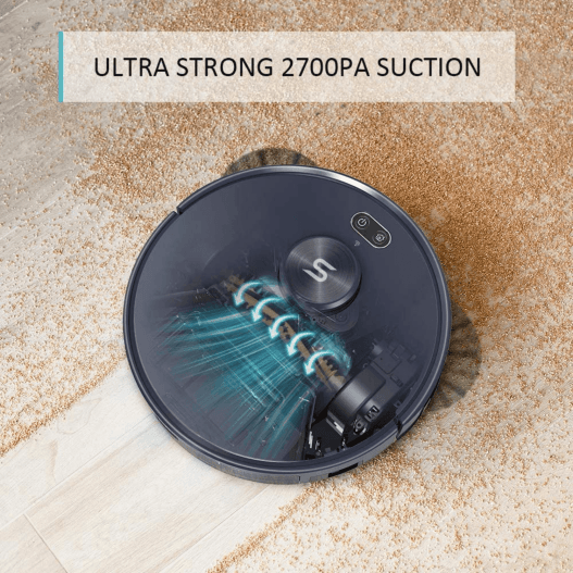 Buy Tesvor S6+ Robot Vacuum Cleaner Mop 2700Pa With Laser Navigation discounted | Products On Sale Australia