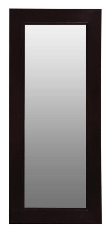 Buy Toby Solid Mahogany Timber Standing Mirror (Chocolate) discounted | Products On Sale Australia