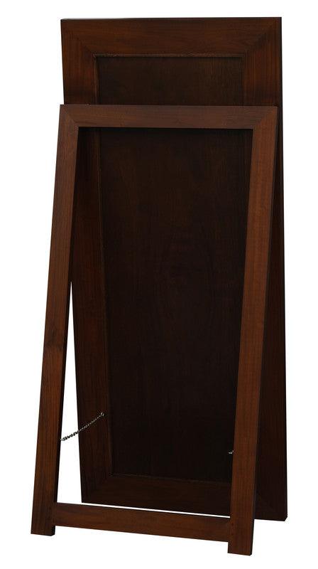 Buy Toby Solid Mahogany Timber Standing Mirror (Mahogany) discounted | Products On Sale Australia