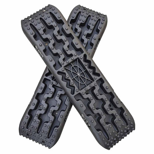 Buy Traction Boards 2 PCS Recovery Tracks with Jack Base 4WD Tire Traction Mat Recovery Boards Rescue Board discounted | Products On Sale Australia