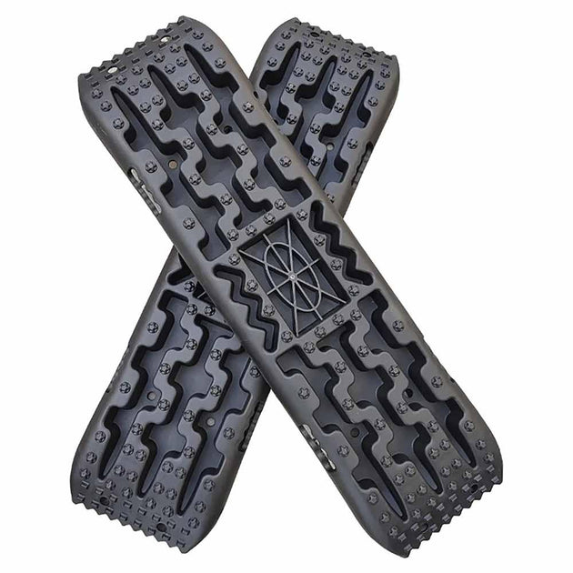 Traction Boards 2 PCS Recovery Tracks with Jack Base 4WD Tire Traction Mat Recovery Boards Rescue Board Products On Sale Australia | Auto Accessories > 4WD & Recovery Category