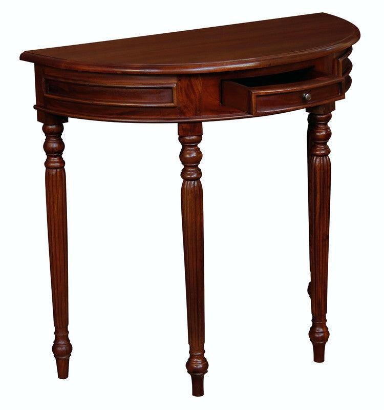 Turn Leg Half Round Sofa Table (Mahogany) Products On Sale Australia | Home & Garden > Decor Category