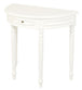 Turn Leg Half Round Sofa Table (White) Products On Sale Australia | Home & Garden > Decor Category