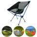 Buy Ultralight Aluminum Alloy Folding Camping Camp Chair Outdoor Hiking Black discounted | Products On Sale Australia