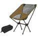 Buy Ultralight Aluminum Alloy Folding Camping Camp Chair Outdoor Hiking Brown discounted | Products On Sale Australia