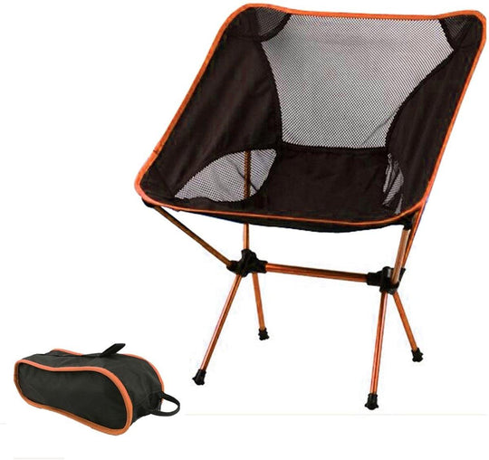 Buy Ultralight Aluminum Alloy Folding Camping Camp Chair Outdoor Hiking Patio Backpacking Brown discounted | Products On Sale Australia