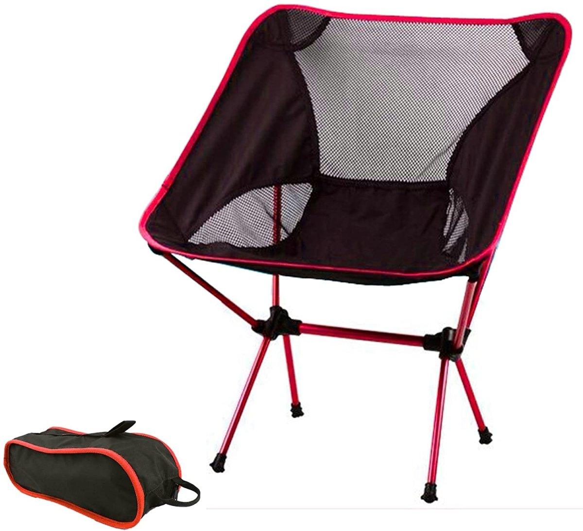 Buy Ultralight Aluminum Alloy Folding Camping Camp Chair Outdoor Hiking Patio Backpacking Brown discounted | Products On Sale Australia