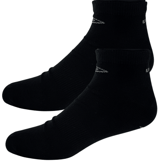 Buy Umbro Mens Trainer Ankle Socks - Black - 1 Pack of 3 Pairs - EU 39-42 discounted | Products On Sale Australia