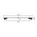 Buy Universal Car Top Roof Rail Rack Cross Bar Aluminium Lockable 1350MM discounted | Products On Sale Australia