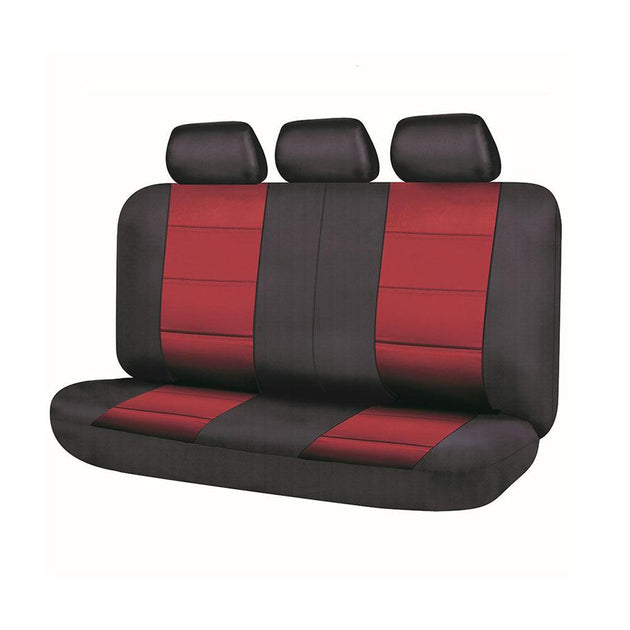 Universal El Toro Series Ii Rear Seat Covers Size 06/08S | Black/Red Products On Sale Australia | Auto Accessories > Auto Accessories Others Category