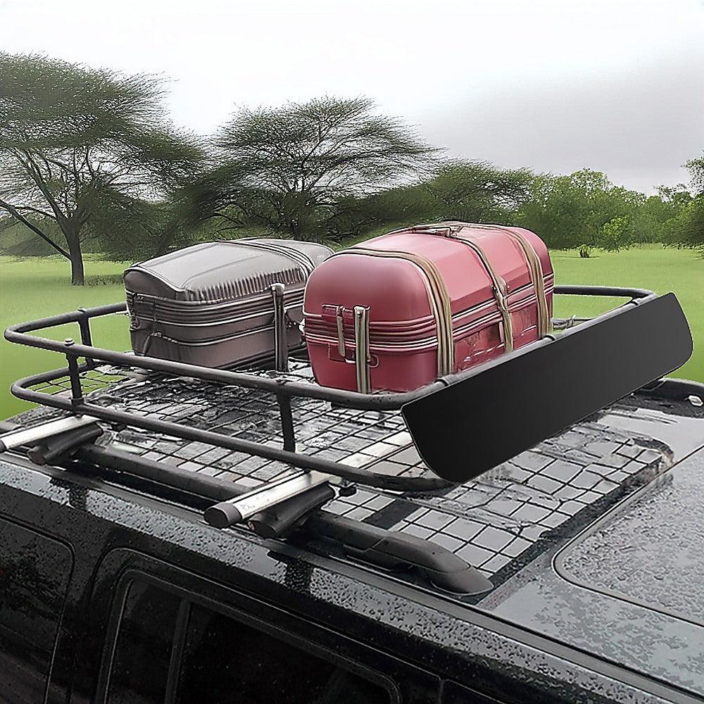 Buy Universal Roof Rack Basket - Car Luggage Carrier Steel Cage Vehicle Cargo discounted | Products On Sale Australia