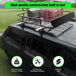 Buy Universal Roof Rack Basket - Car Luggage Carrier Steel Cage Vehicle Cargo discounted | Products On Sale Australia