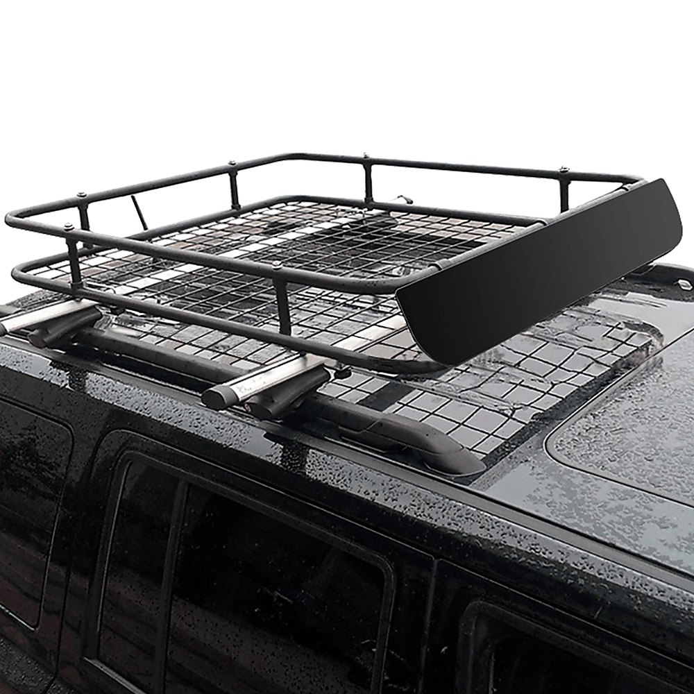 Buy Universal Roof Rack Basket - Car Luggage Carrier Steel Cage Vehicle Cargo discounted | Products On Sale Australia