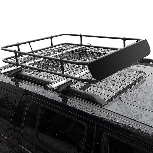 Buy Universal Roof Rack Basket - Car Luggage Carrier Steel Cage Vehicle Cargo discounted | Products On Sale Australia