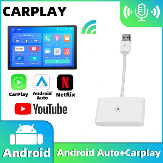 Buy Upgrade Wireless CarPlay Adapter Dongle for Apple IOS Android Navigation Radio discounted | Products On Sale Australia