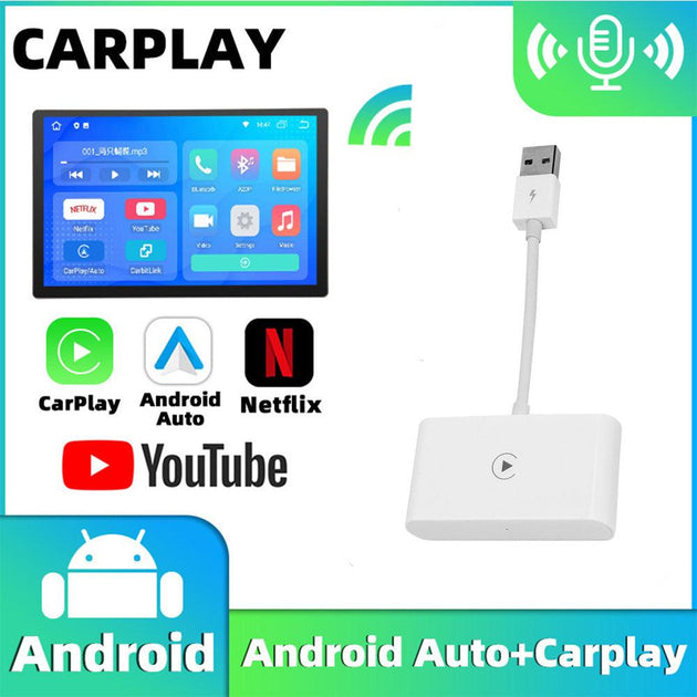 Buy Upgrade Wireless CarPlay Adapter Dongle for Apple IOS Android Navigation Radio discounted | Products On Sale Australia