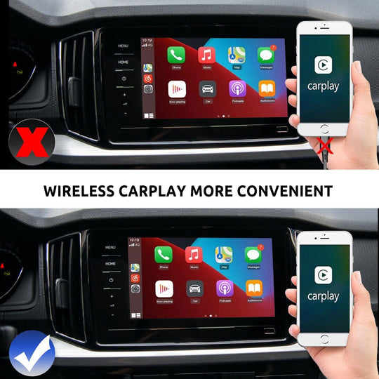 Buy Upgrade Wireless CarPlay Adapter Dongle for Apple IOS Android Navigation Radio discounted | Products On Sale Australia