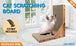 Buy VaKa Cat Scratch Pad Cardboard Kitten Cat Scratcher Scratching Board Scatch Toy discounted | Products On Sale Australia