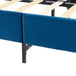 Buy Velvet Blue Bed Frame – Double discounted | Products On Sale Australia