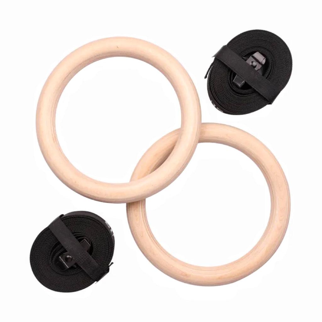VERPEAK Wooden Gymnastic Rings with Adjustable Straps Heavy Duty Exercise Gym Rings Wooden Products On Sale Australia | Sports & Fitness > Bikes & Accessories Category
