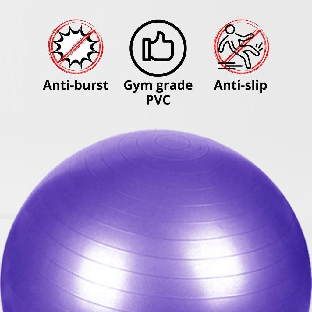 Buy VERPEAK Yoga Ball 75cm (Purple) discounted | Products On Sale Australia